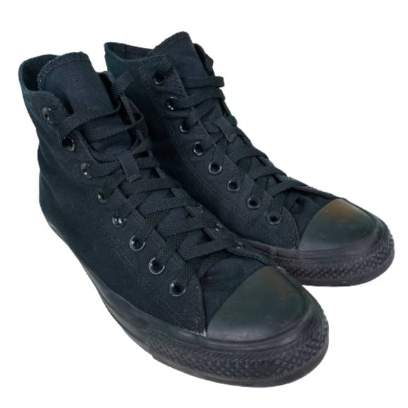 Converse Other - Converse All Stars HT, women's size 10, Men's size 8, black on black